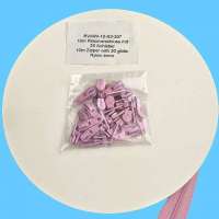 Rol rits roze 