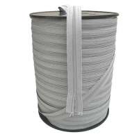 Optilon licht grijs 4 mm rits per meter