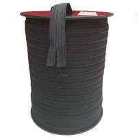 Optilon zwart 4 mm rits per meter