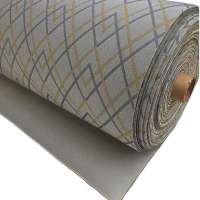 Auto bekleding ruit grijs goud 125 cm breed