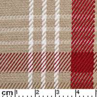 Auto bekleding schotse ruit beige rood 145 cm breed
