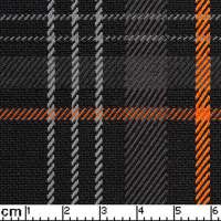 Auto bekleding schotse ruit bruin / oranje 145 cm breed