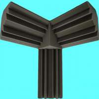 Bass trap 50x32x32 cm bass trap 50x32x32