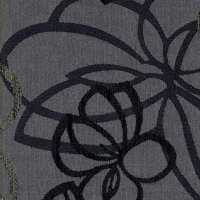 Grey flower expresion bekledings stof 140 cm breed
