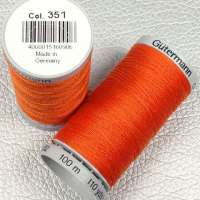 Gutermann garen extra sterk Kleur 351 oranje