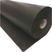 Fibertex licht onderdoek voering kleur zwart 140 cm breed