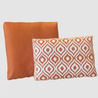Outdoor kussen set Joan Art Orange in diverse maten. 