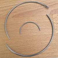 Kromme naalden diverse maten vanaf 65 mm