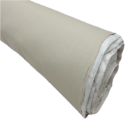 Kunstleer licht beige 140 cm breed opruiming