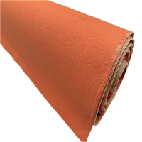Kunstleer grove nerf orange