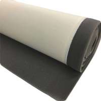 Wandbekleding kunstleer xp off white met foam laag 140 cm breed