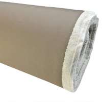 Kunstleer super soft licht taupe 140 cm breed