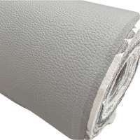 Kunstleer XPO grove nerf licht grijs 140 cm breed