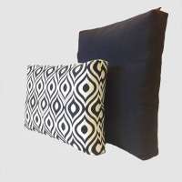 Outdoor kussens Joan set Art Black in diverse maten. 