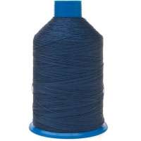 Leder garen blauw 7222 dikte 20
