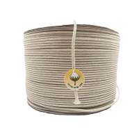 Katoen macramee koord 4 mm rol 400 meter