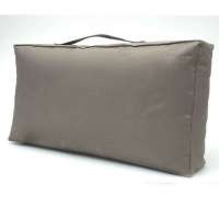 Outdoor kussen 40x120x10 cm taupe