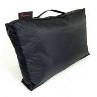 Outdoor kussen pvc zwart 40x60x10 cm