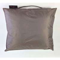 Outdoor zit kussen 50x50x10 cm Taupe pvc
