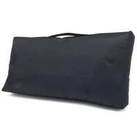 Outdoor kussen 40x80x10 cm Zwart
