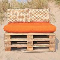 Pallet kussen The art serie orange 