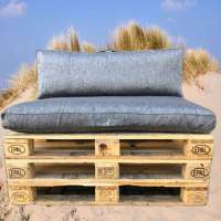 Pallet kussen Silber 