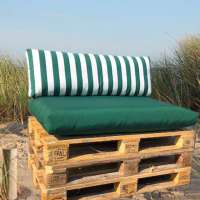 Pallet kussen stripe Green 