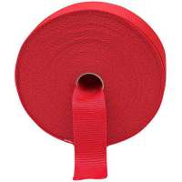 PP band 40 mm breed kleur rood.