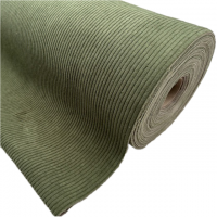 Rib smal Amy green 145 cm breed Meubelstof