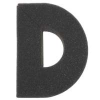 Schuim Letter D