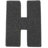 Schuim Letter H