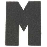 Schuim Letter M