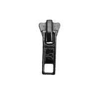 Bloktand rits 6 mm zwart Rits