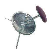 Tegenschijf voor splitpen knoop