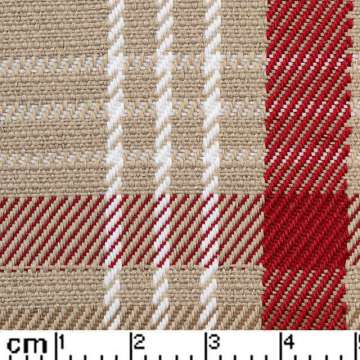 Auto bekleding schotse ruit beige rood 145 cm breed