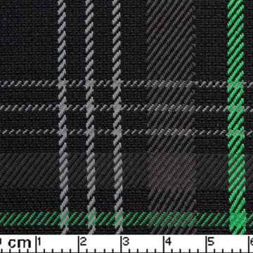 Auto bekleding schotse ruit donker antraciet groen 145 cm breed