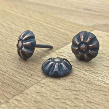 D5 Oud koper kop 16 mm