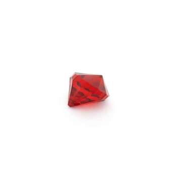 Diamant knoop 820 donker rood