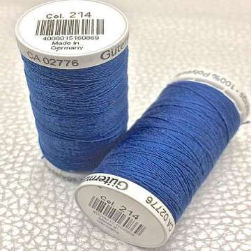 Gutermann garen extra sterk kleur 214 kobalt blauw