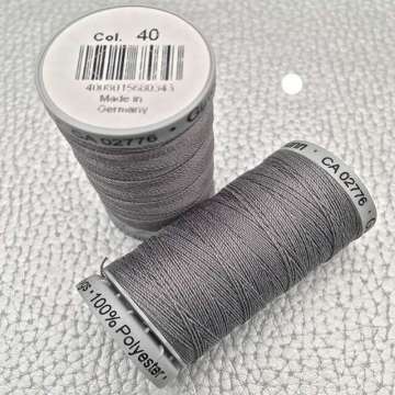 Guterman garen extra sterk kleur 40 grijs
