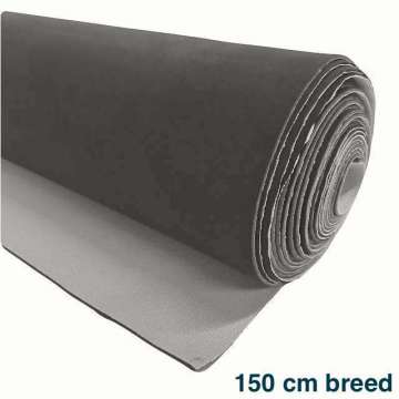 Hemel bekleding skyliner de luxe antraciet velours 150 cm breed