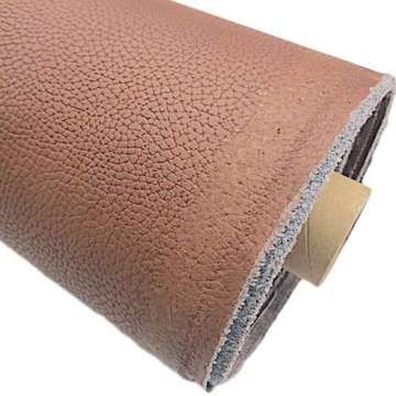 Kunstleer export brown 140 cm breed.