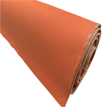 Kunstleer grove nerf  orange