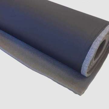 Wandbekleding xp zwart kunstleer met foam laag 140 cm breed