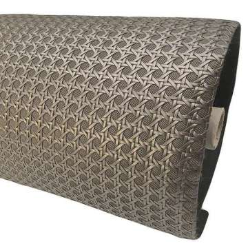 Kunstleer wickers metal 140 cm breed