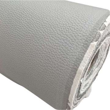 Kunstleer XPO grove nerf licht grijs 140 cm breed