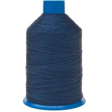 Leder garen blauw 7222 dikte 20