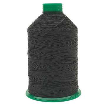Leder garen zwart 1122 dikte 20