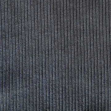 Smal ribje antraciet 140 cm breed