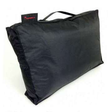 Outdoor kussen pvc zwart 40x60x10 cm